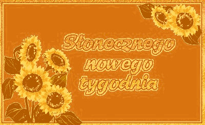 Pomarańczowa kartka słonecznego nowego tygodnia